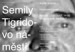 Studentské práce - Tigridovo náměstí v Semilech